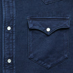 Chamois Roper Western - Indigo - RRL - STAG Provisions - Tops - L/S Woven - Solid