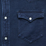 Chamois Roper Western - Indigo - RRL - STAG Provisions - Tops - L/S Woven - Solid