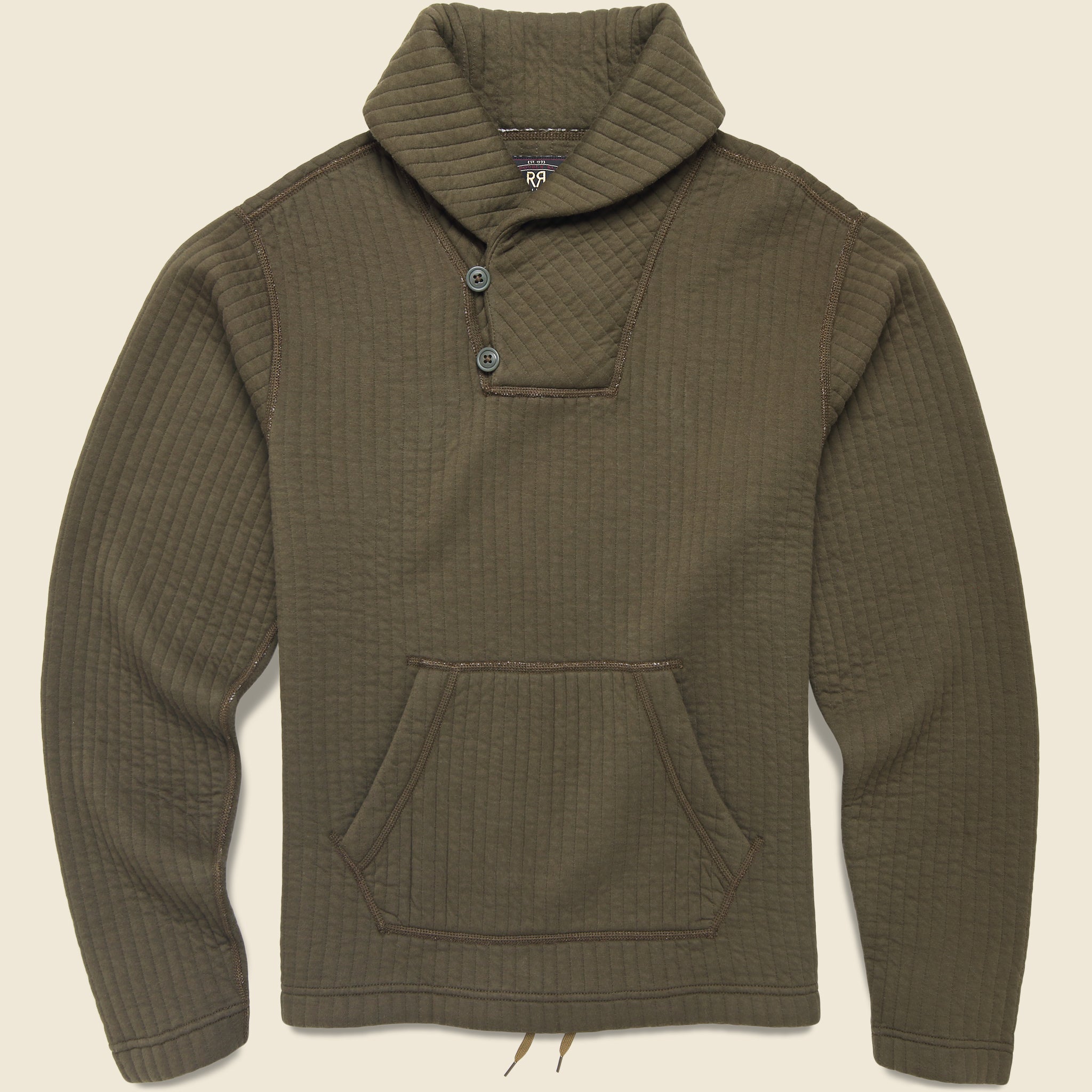 Lewis Sweater Shirt - Olive - RRL - STAG Provisions - Tops - Fleece / Sweatshirt