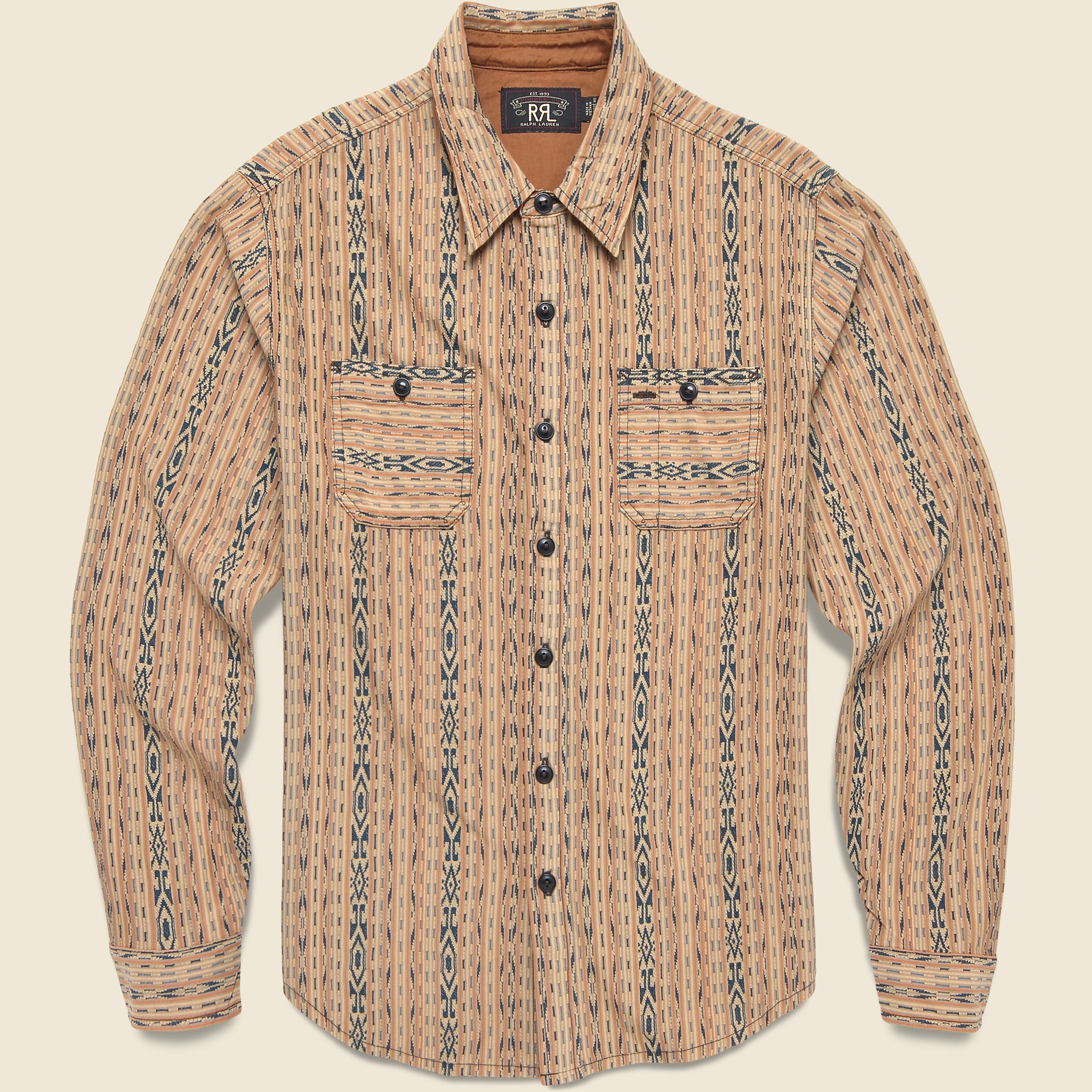 Peter Workshirt - Yellow - RRL - STAG Provisions - Tops - L/S Woven - Other Pattern