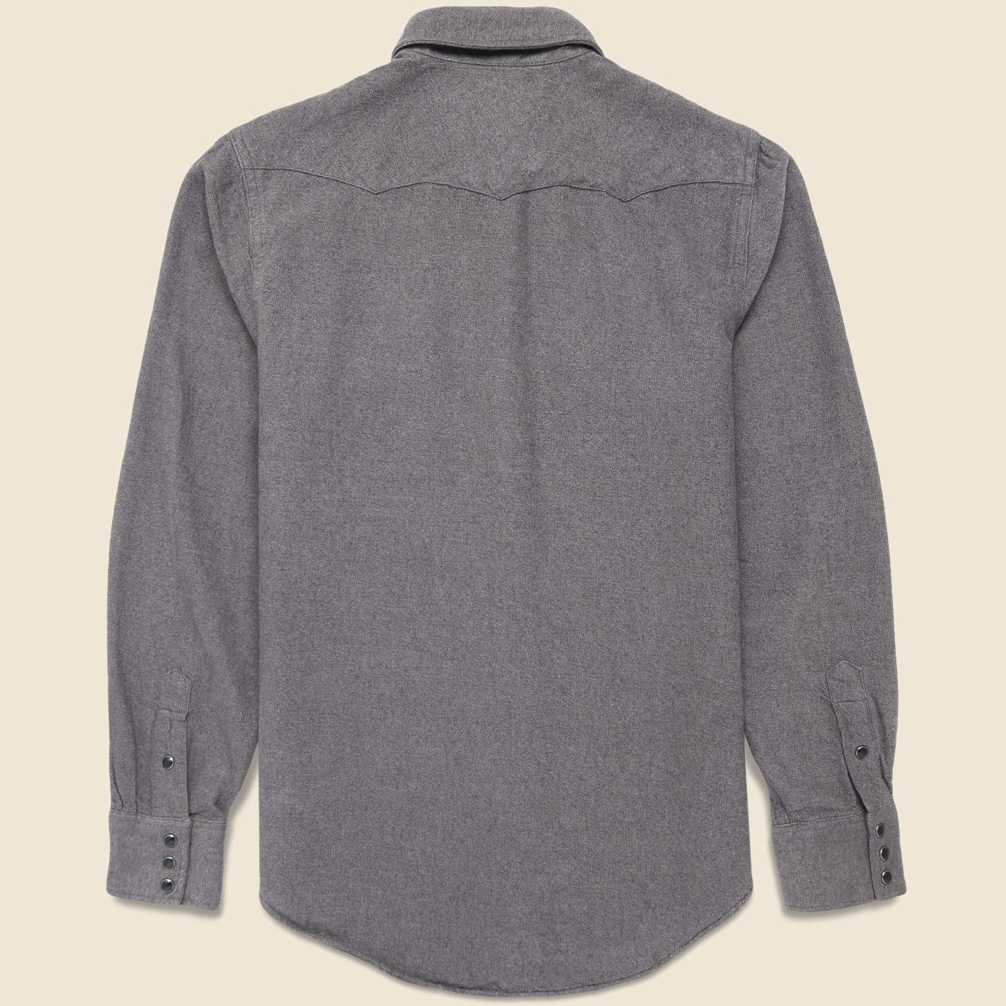 Buffalo Western Shirt - Gray - RRL - STAG Provisions - Tops - L/S Woven - Solid
