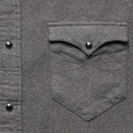 Buffalo Western Shirt - Gray - RRL - STAG Provisions - Tops - L/S Woven - Solid