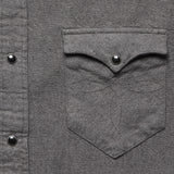 Buffalo Western Shirt - Gray - RRL - STAG Provisions - Tops - L/S Woven - Solid