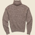 Marled Turtleneck Pullover - Brown - RRL - STAG Provisions - Tops - Sweater