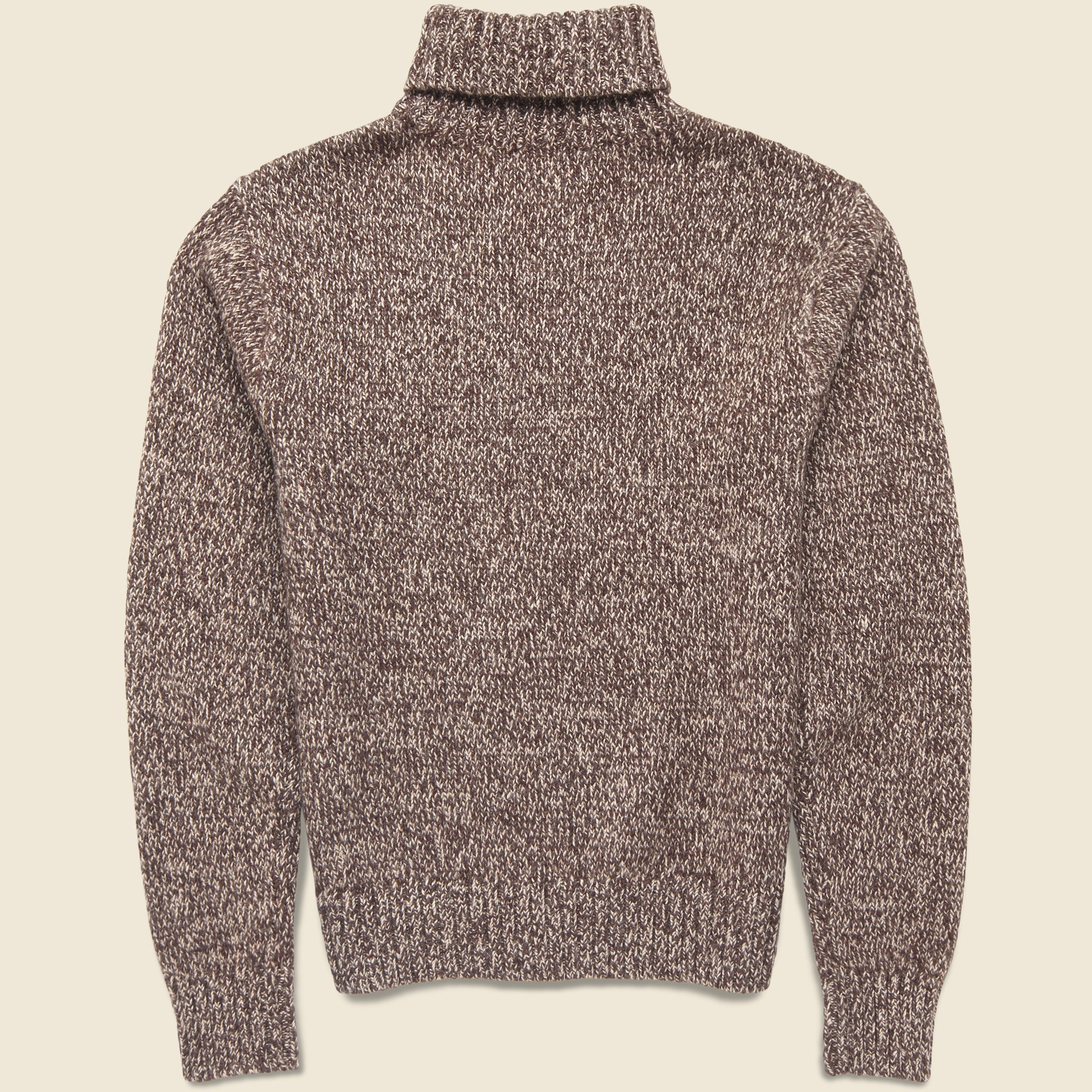 
                          Marled Turtleneck Pullover - Brown - RRL - STAG Provisions - Tops - Sweater
                        
