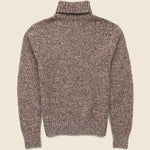 Marled Turtleneck Pullover - Brown - RRL - STAG Provisions - Tops - Sweater