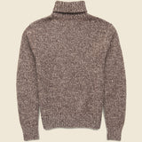 Marled Turtleneck Pullover - Brown - RRL - STAG Provisions - Tops - Sweater