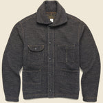 Browns Beach Fleece Jacket - Charcoal - RRL - STAG Provisions - Outerwear - Coat / Jacket