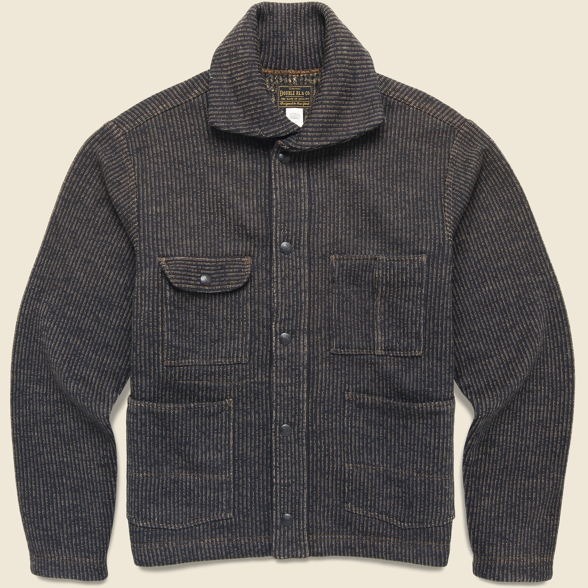 Browns Beach Fleece Jacket - Charcoal - RRL - STAG Provisions - Outerwear - Coat / Jacket