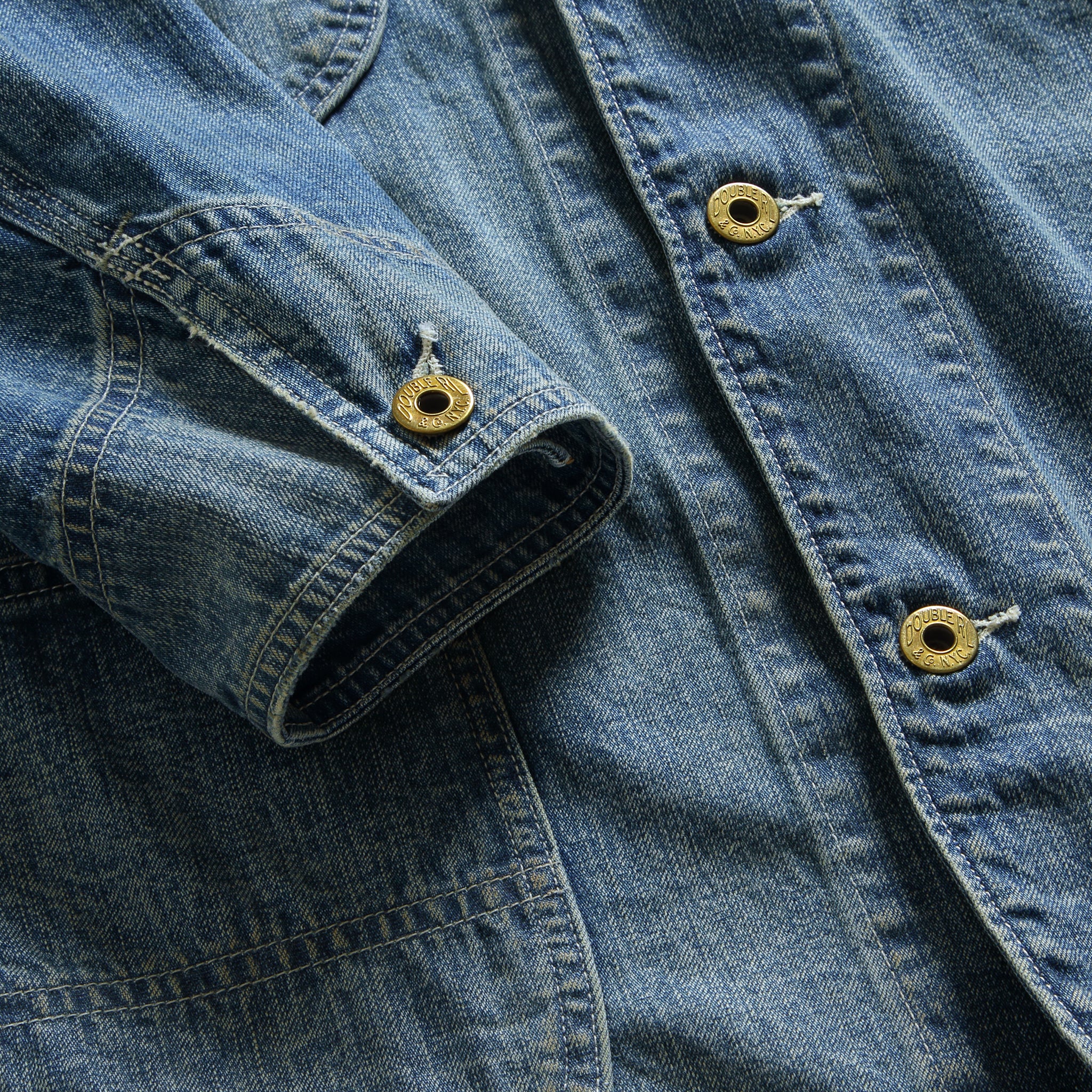 
                          Denim Stockton Jacket - Wrightsville Wash - RRL - STAG Provisions - Outerwear - Coat / Jacket
                        