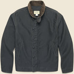 Corduroy Collar Deck Jacket - Black - RRL - STAG Provisions - Outerwear - Coat / Jacket