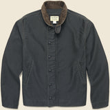 Corduroy Collar Deck Jacket - Black - RRL - STAG Provisions - Outerwear - Coat / Jacket