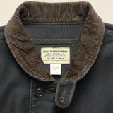 Corduroy Collar Deck Jacket - Black - RRL - STAG Provisions - Outerwear - Coat / Jacket
