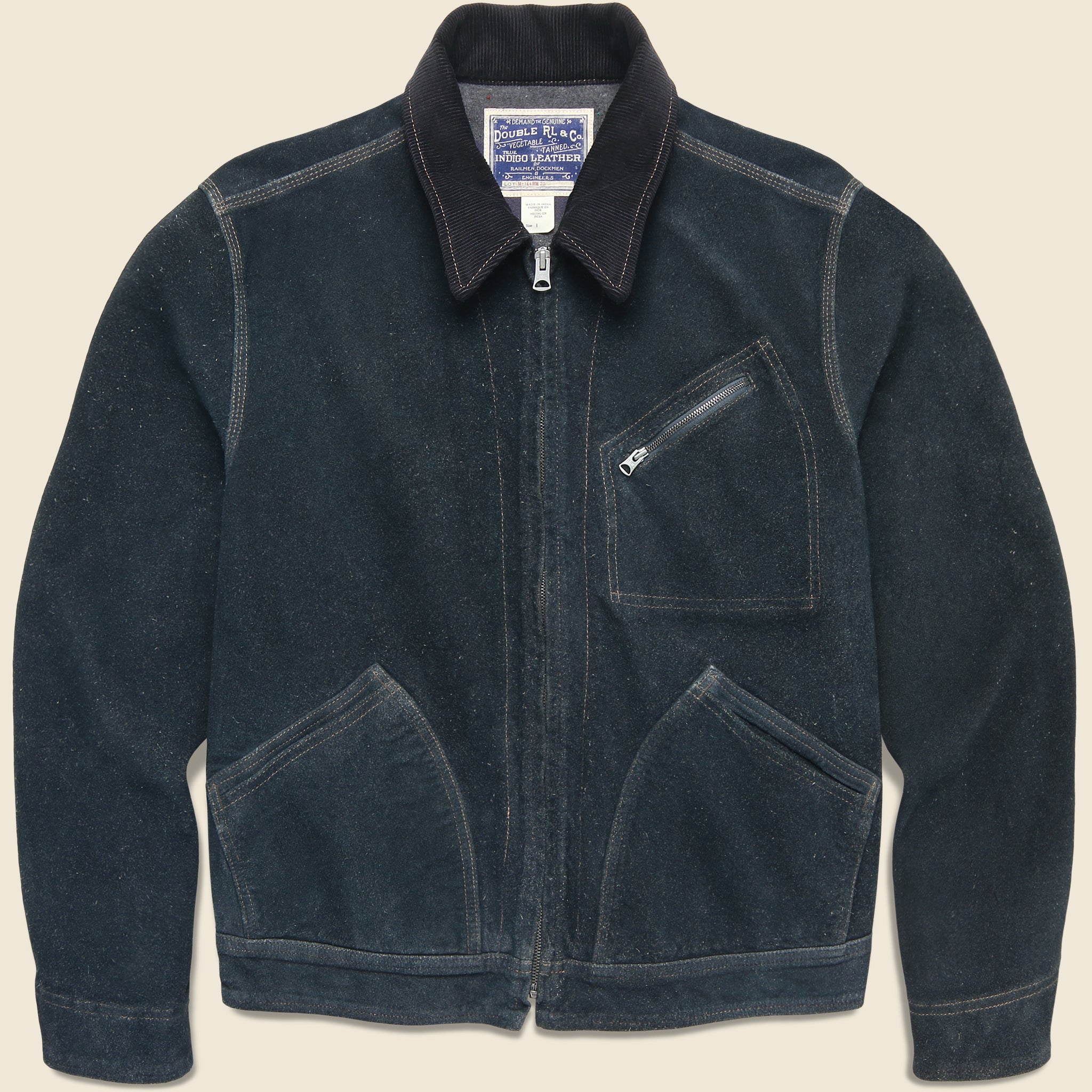 Roughout Chrysler Jacket - Indigo - RRL - STAG Provisions - Outerwear - Coat / Jacket
