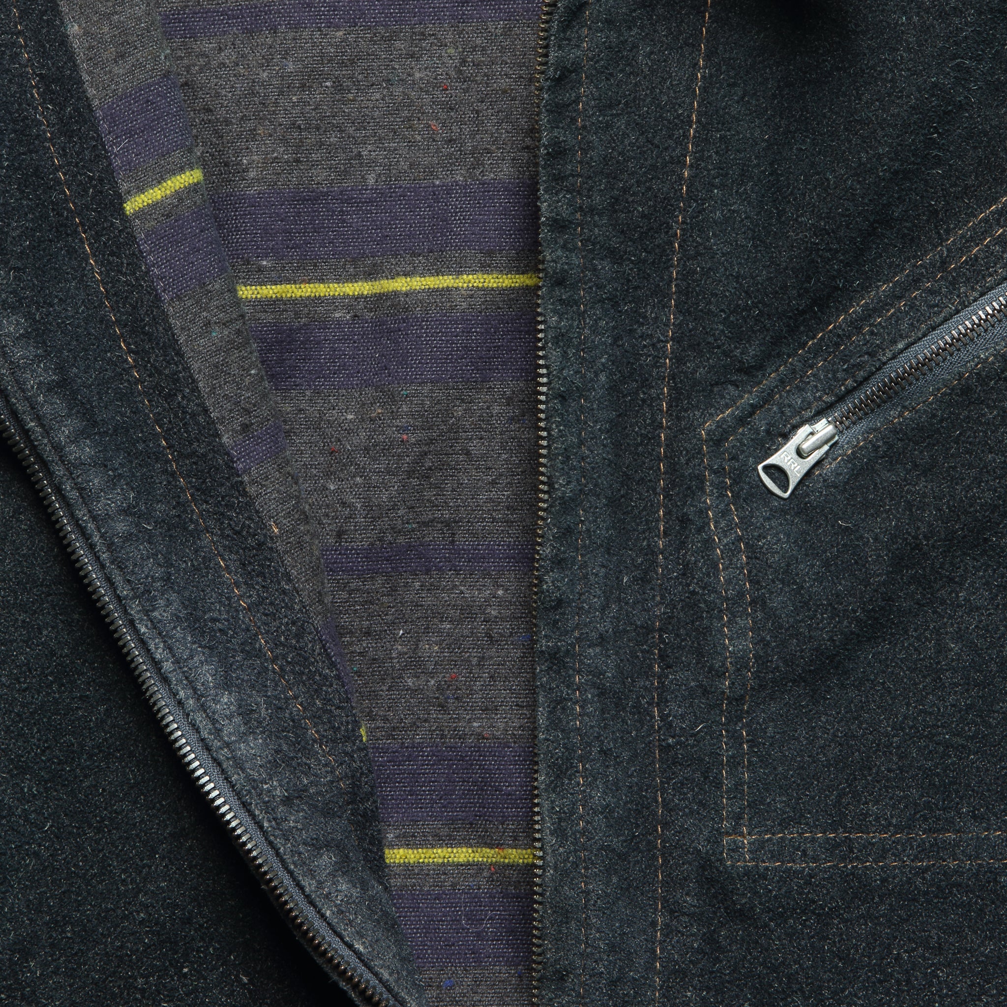 
                          Roughout Chrysler Jacket - Indigo - RRL - STAG Provisions - Outerwear - Coat / Jacket
                        