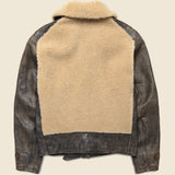Geronimo Moto Jacket - Brown - RRL - STAG Provisions - Outerwear - Coat / Jacket