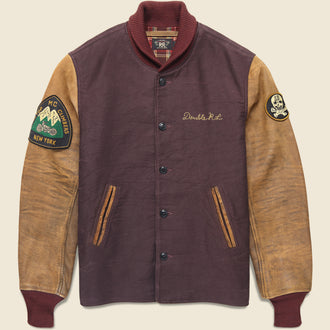 Hendee Bomber Jacket - Burgundy