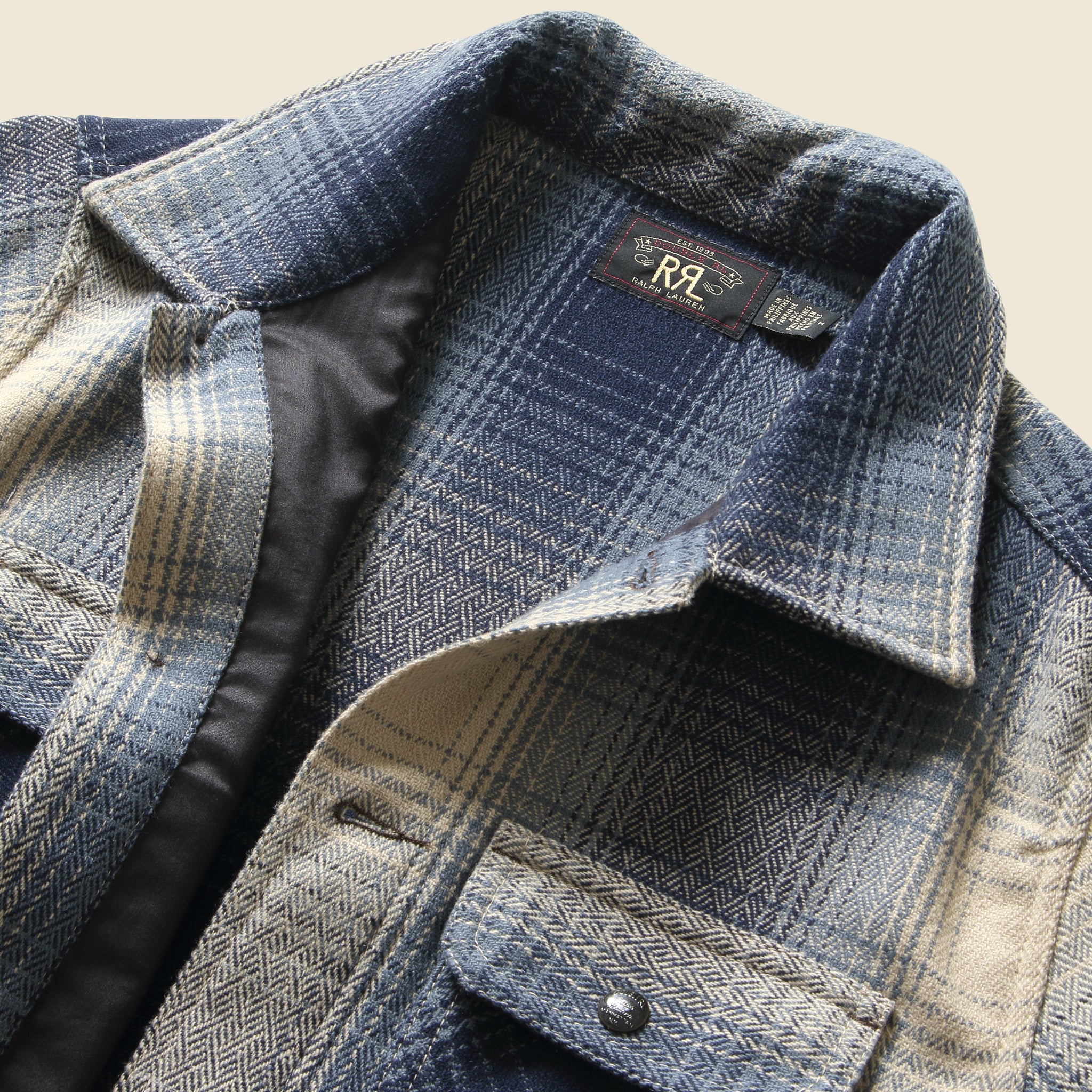 
                          Ruddick Cruiser - Blue - RRL - STAG Provisions - Outerwear - Shirt Jacket
                        