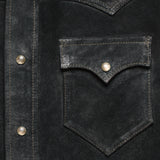Willett Suede Shirt Jacket - Black - RRL - STAG Provisions - Outerwear - Shirt Jacket