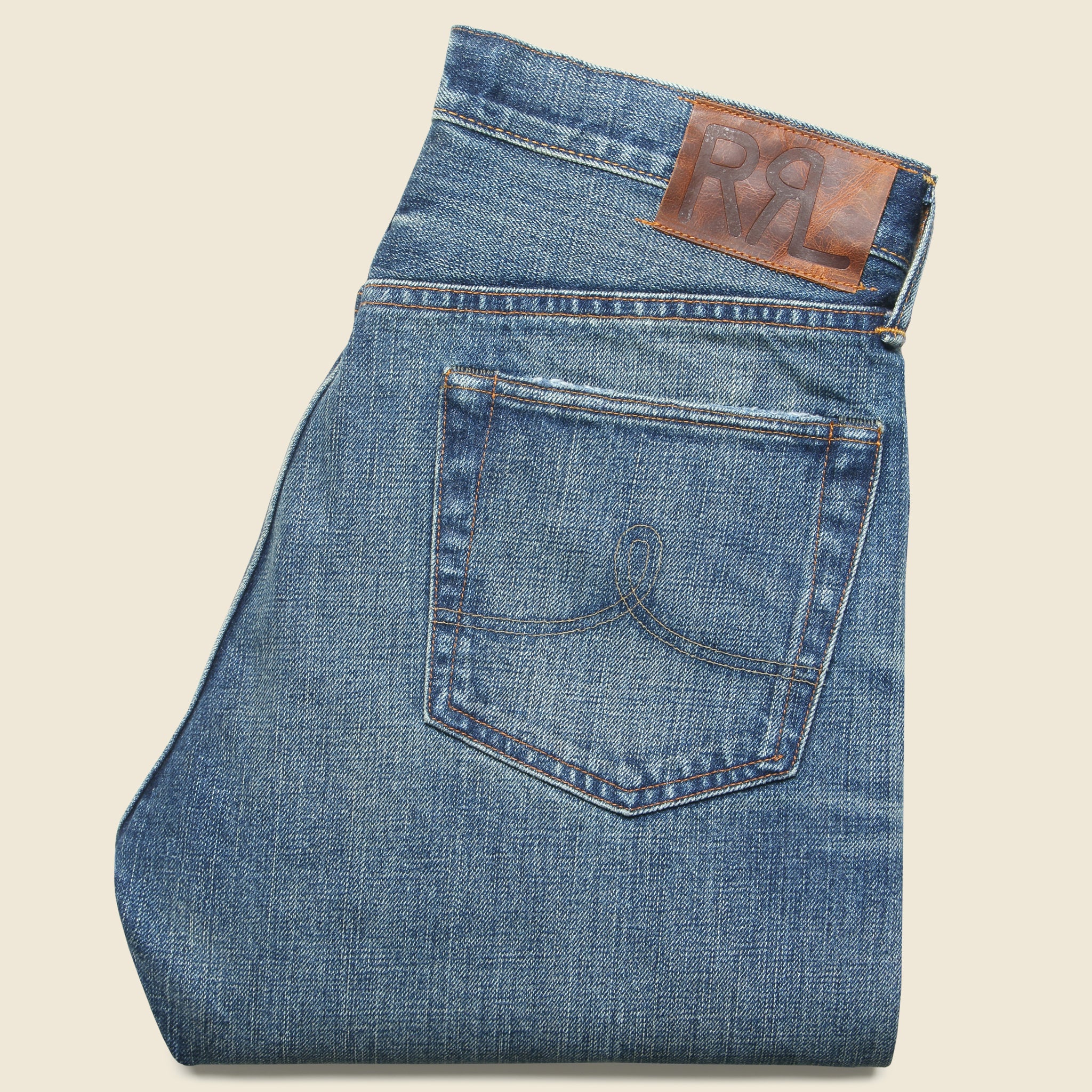 
                          Straight Fit Jean - Hillsview Wash - RRL - STAG Provisions - Pants - Denim
                        