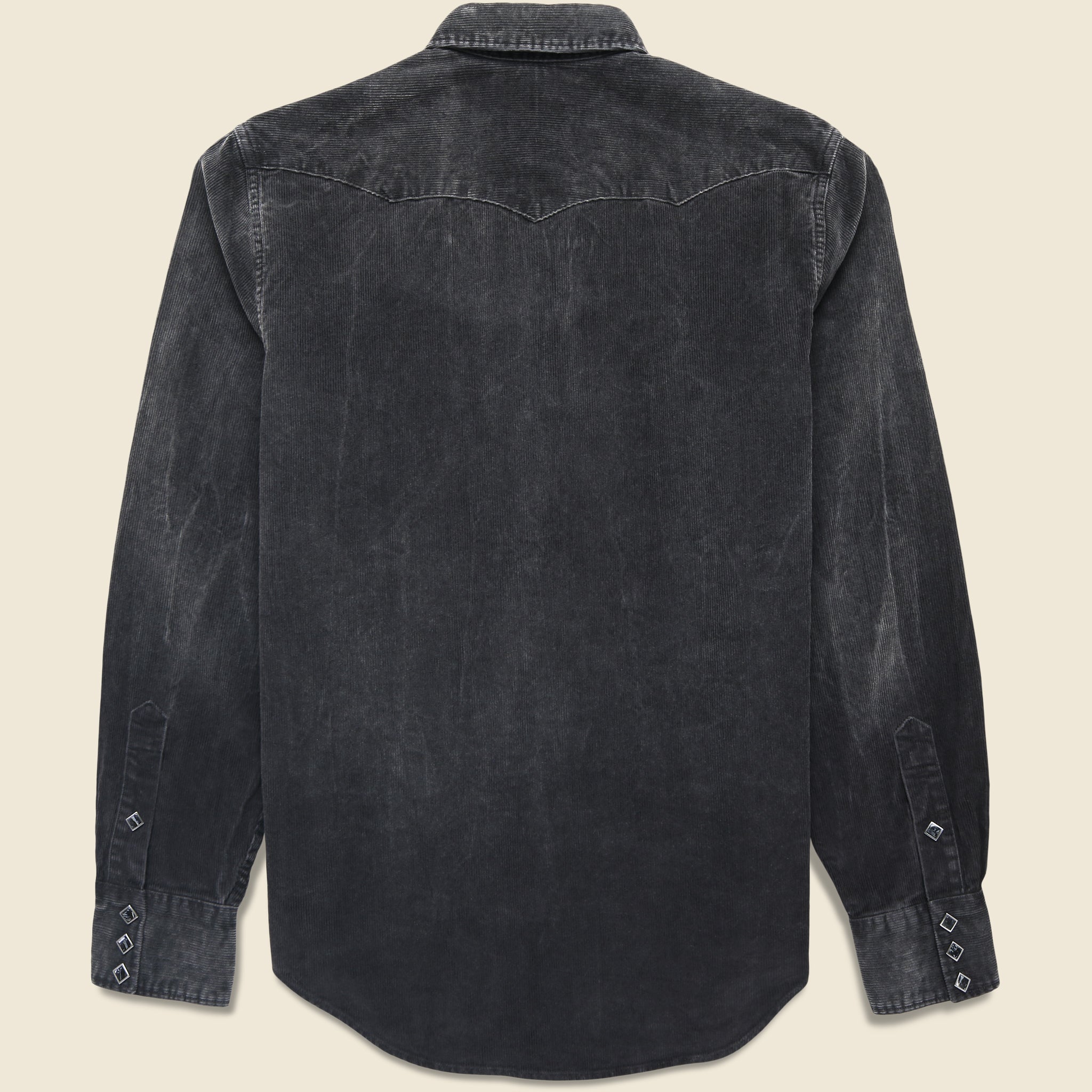 
                          Slim Fit Corduroy Western Shirt - Black - RRL - STAG Provisions - Tops - L/S Woven - Corduroy
                        