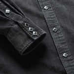 Slim Fit Corduroy Western Shirt - Black - RRL - STAG Provisions - Tops - L/S Woven - Corduroy