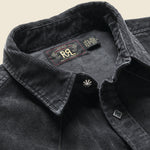 Slim Fit Corduroy Western Shirt - Black - RRL - STAG Provisions - Tops - L/S Woven - Corduroy