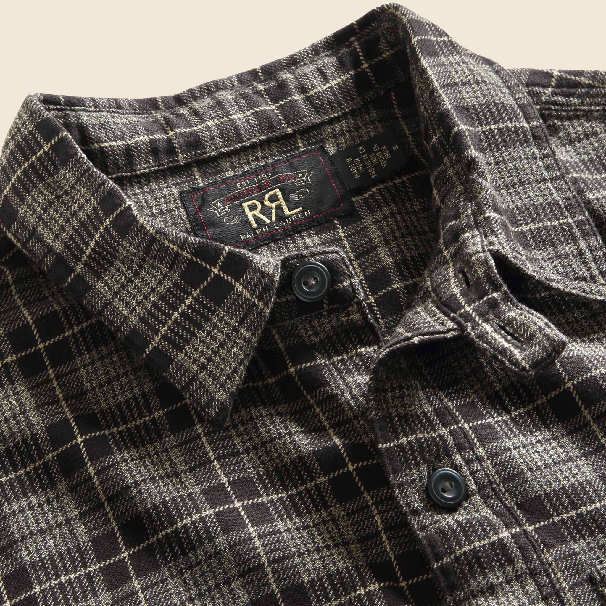 
                          Eaton Sport Shirt - Grey - RRL - STAG Provisions - Tops - L/S Woven - Plaid
                        
