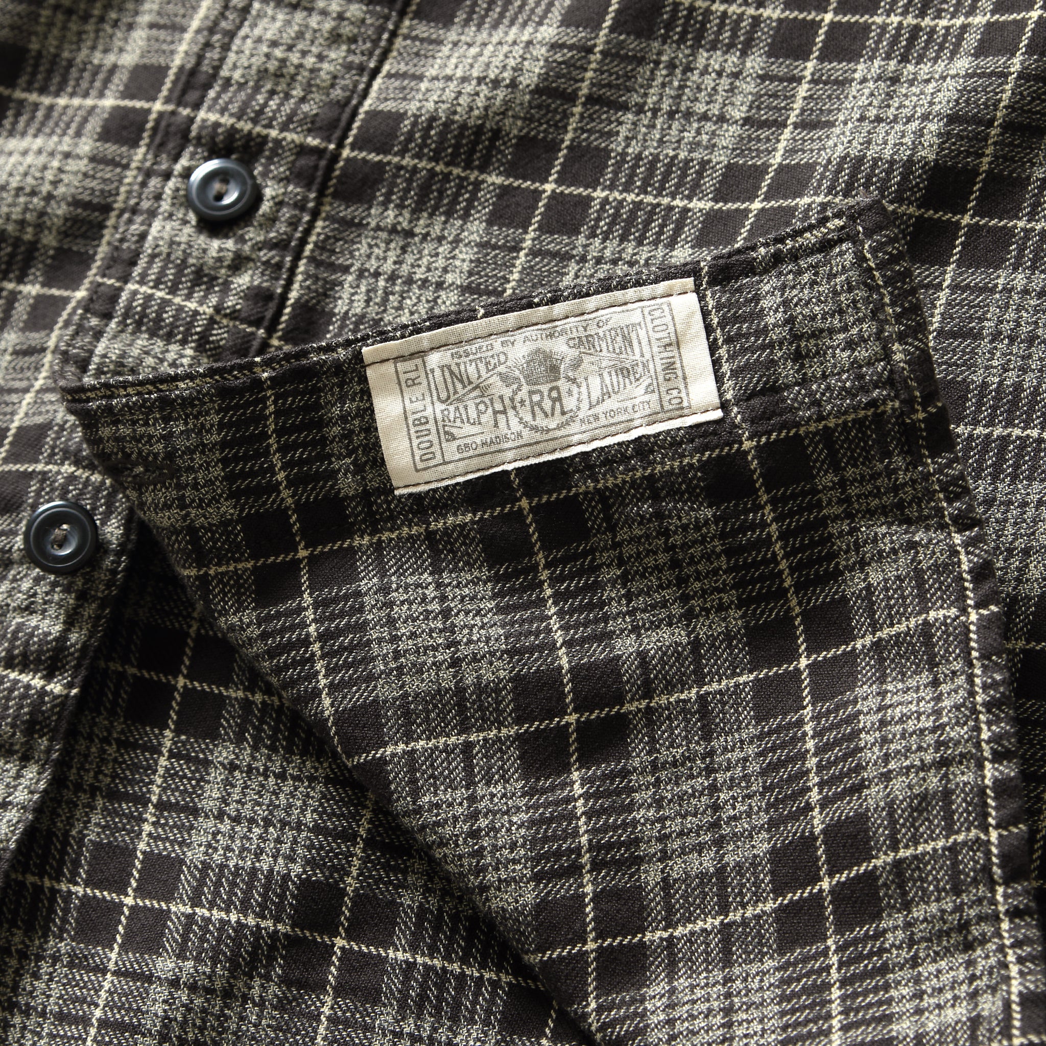 
                          Eaton Sport Shirt - Grey - RRL - STAG Provisions - Tops - L/S Woven - Plaid
                        