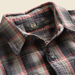 Jasper Sport Shirt - Grey - RRL - STAG Provisions - Tops - L/S Woven - Plaid