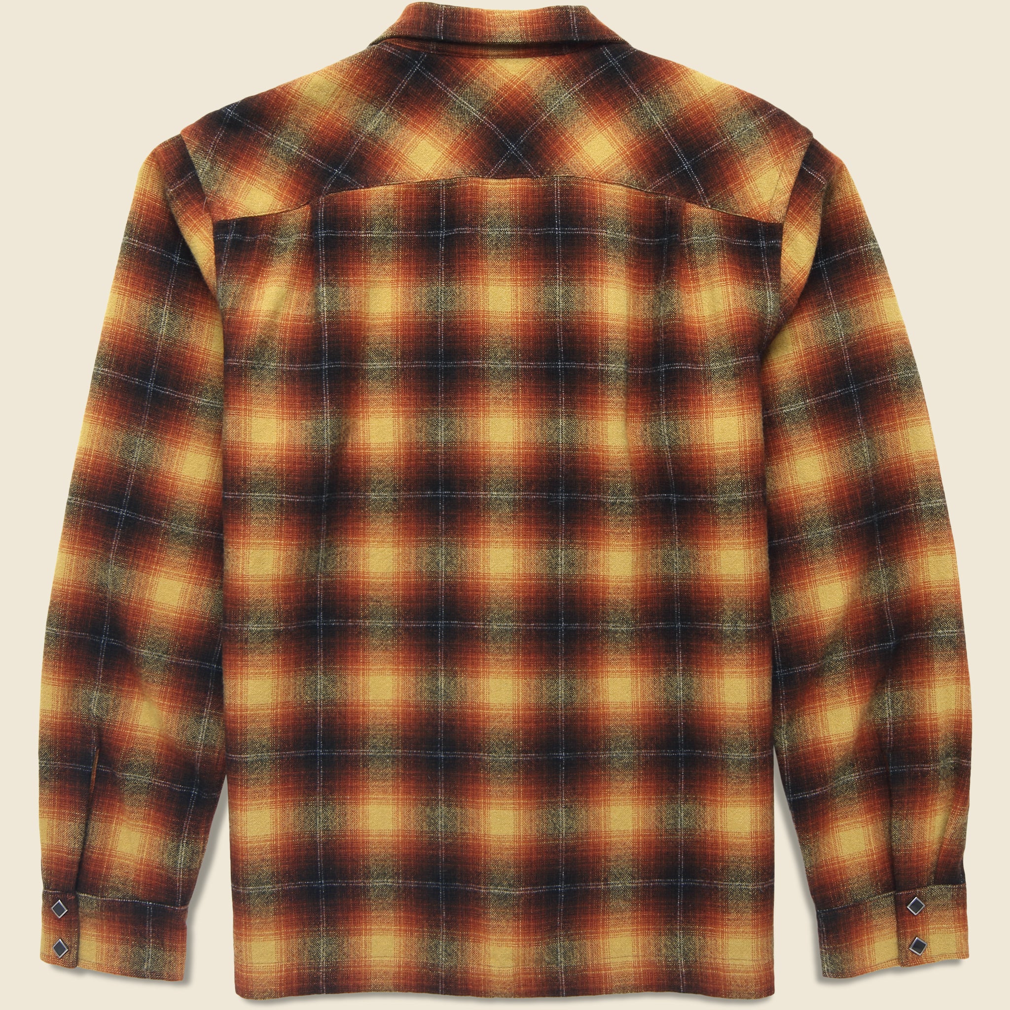 
                          Jesse Sport Shirt - Orange - RRL - STAG Provisions - Tops - L/S Woven - Plaid
                        