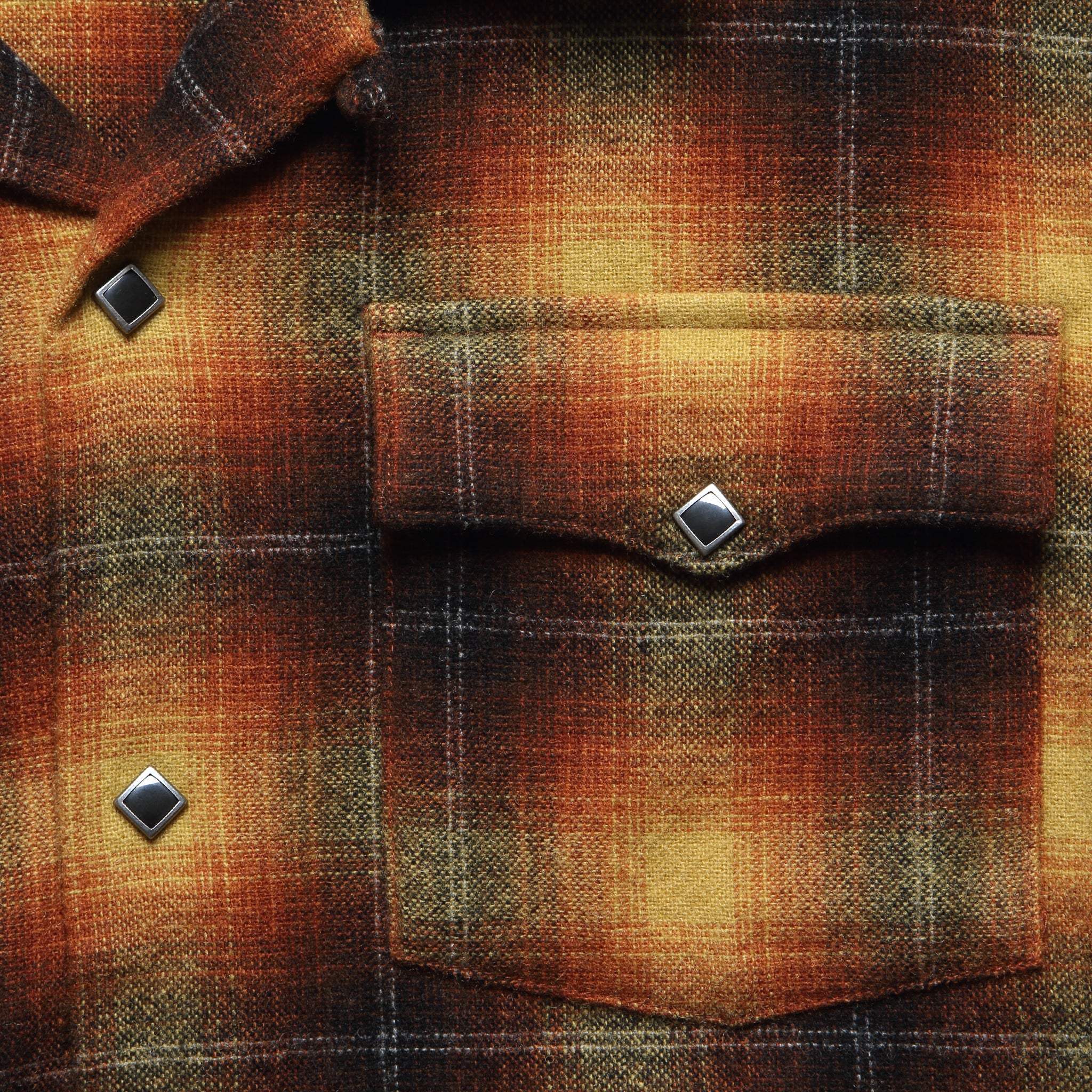 
                          Jesse Sport Shirt - Orange - RRL - STAG Provisions - Tops - L/S Woven - Plaid
                        