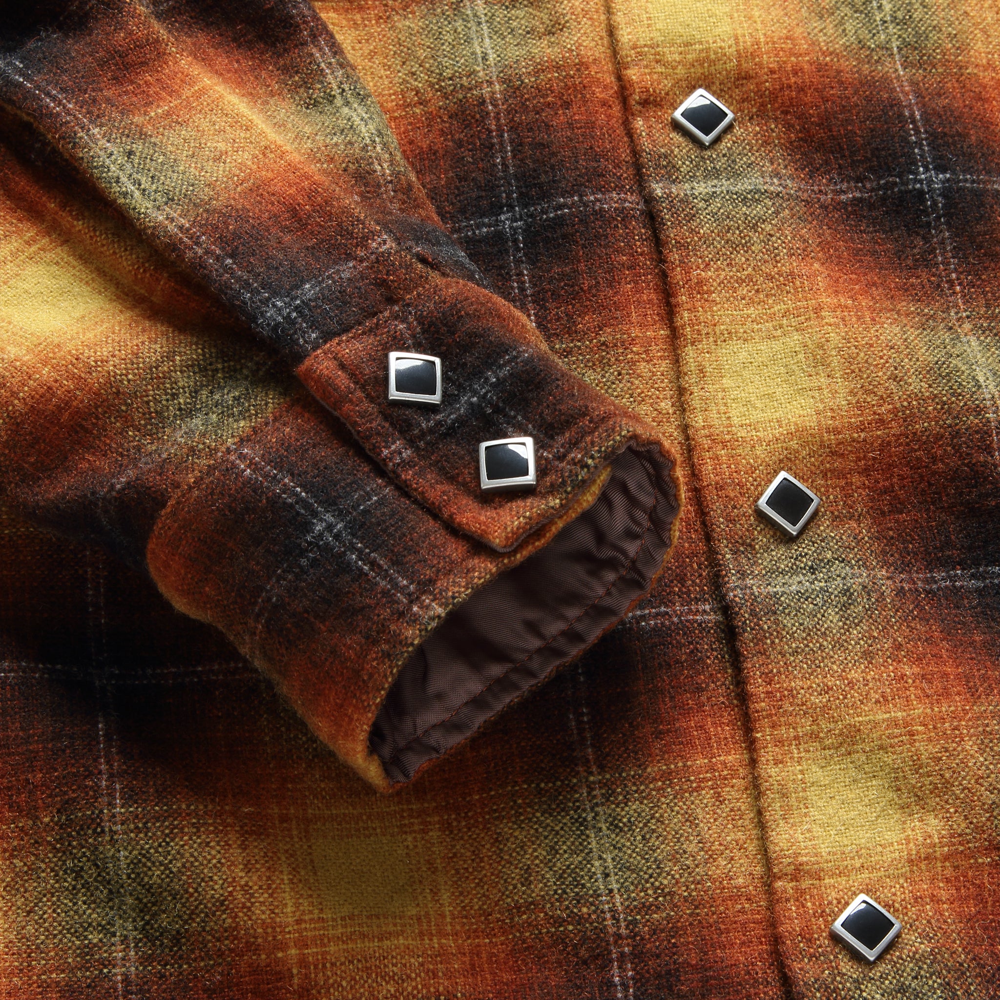 
                          Jesse Wool-Blend Camp Shirt - Orange - RRL - STAG Provisions - Tops - L/S Woven - Plaid
                        