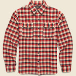 Matlock Twill Workshirt - Red - RRL - STAG Provisions - Tops - L/S Woven - Plaid