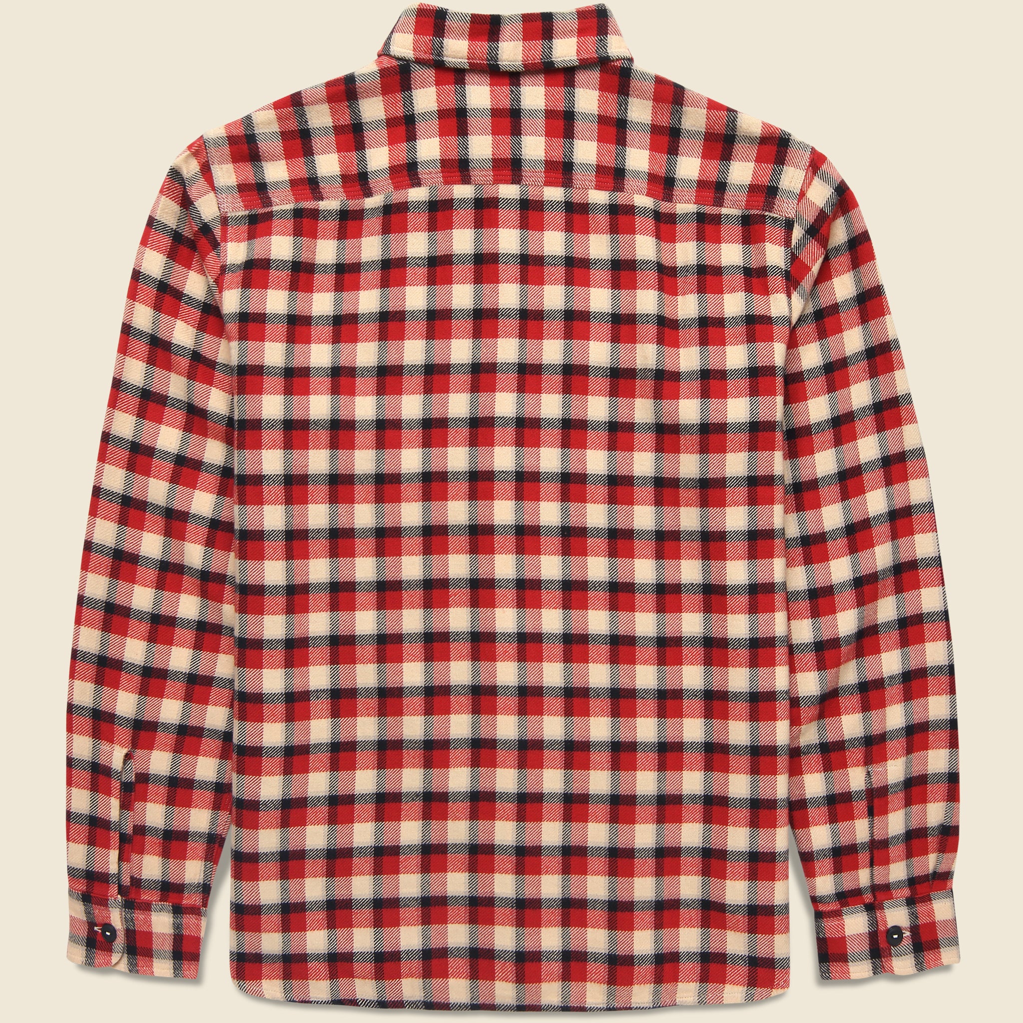 
                          Matlock Twill Workshirt - Red - RRL - STAG Provisions - Tops - L/S Woven - Plaid
                        
