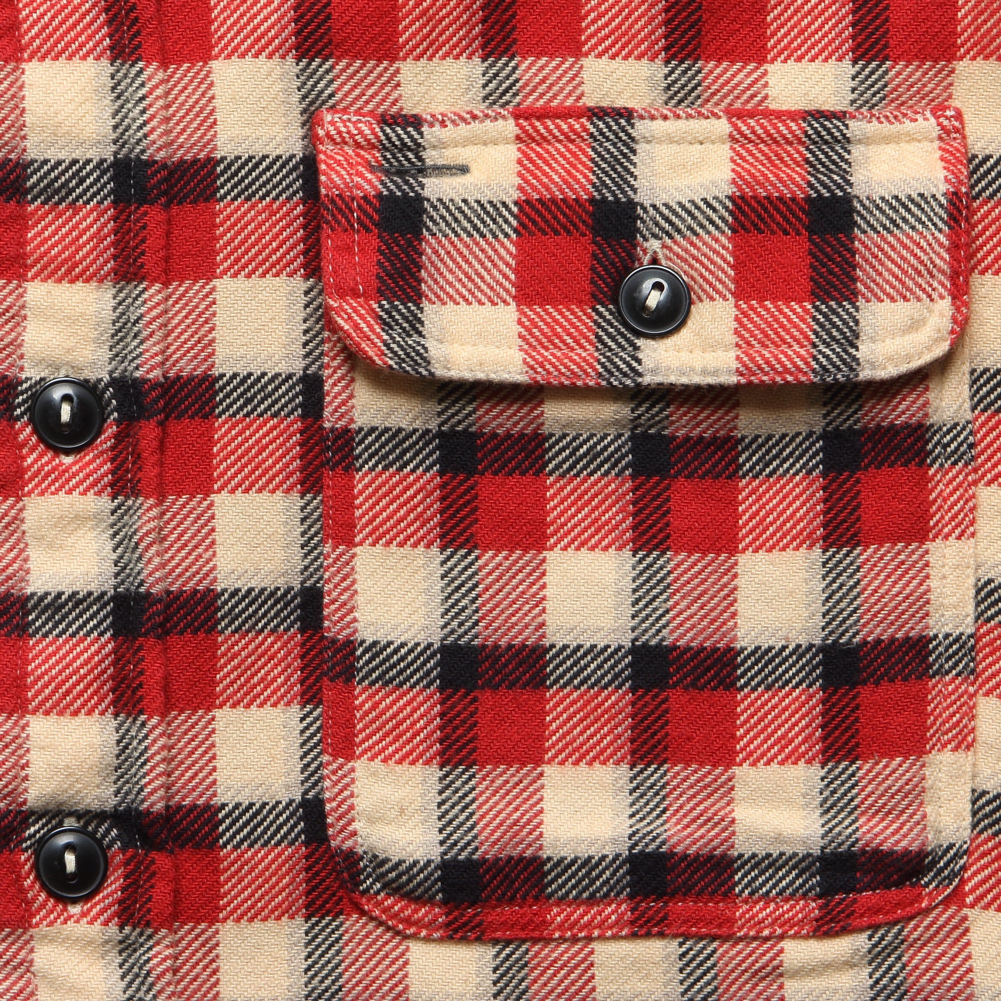 
                          Matlock Twill Workshirt - Red - RRL - STAG Provisions - Tops - L/S Woven - Plaid
                        