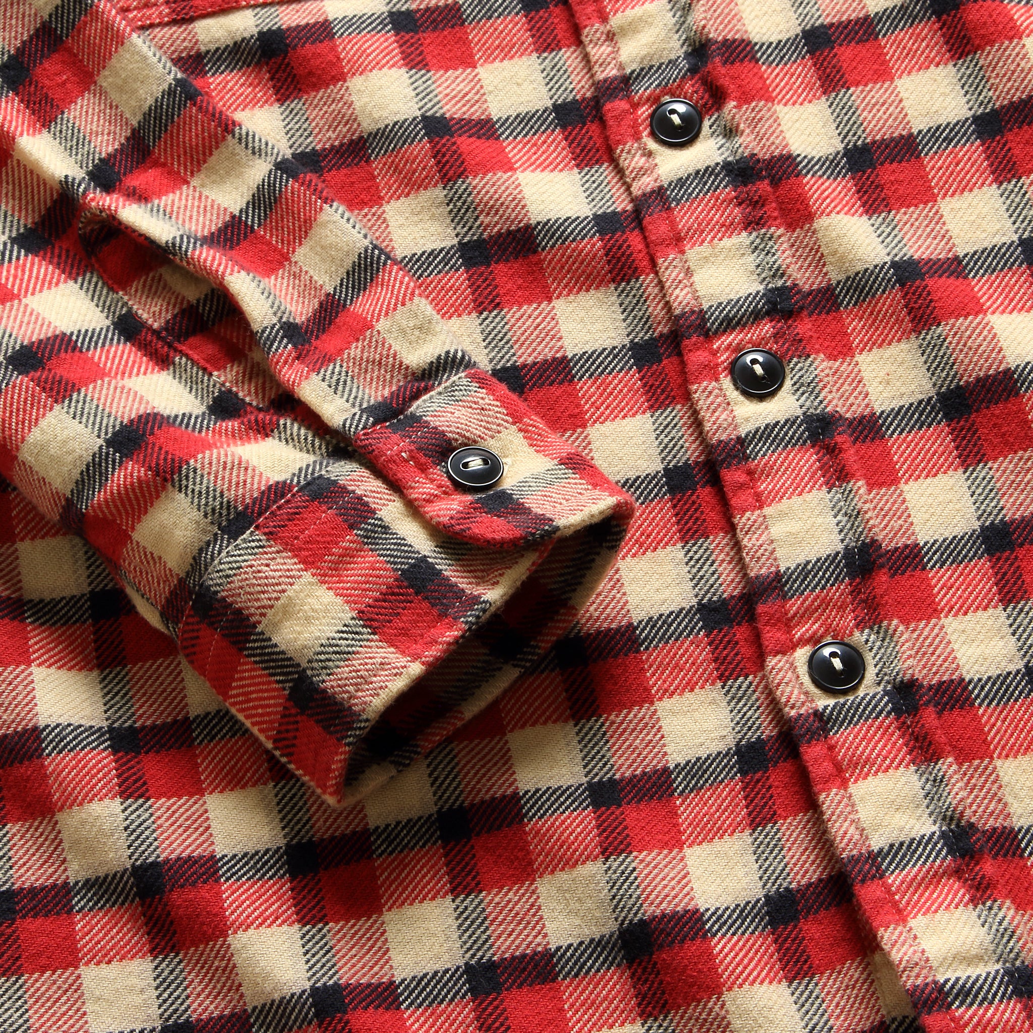 Matlock Twill Workshirt - Red - RRL - STAG Provisions - Tops - L/S Woven - Plaid