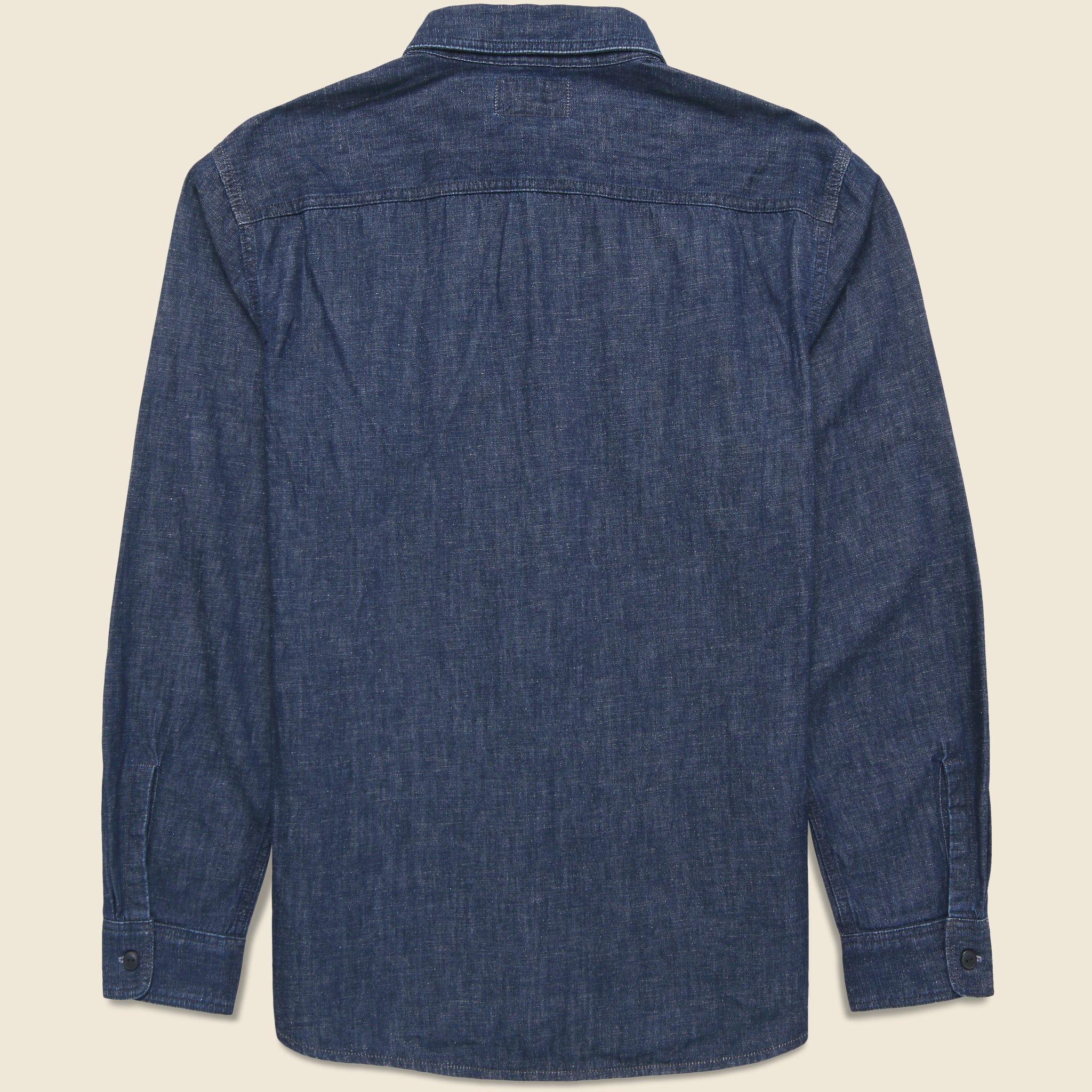 
                          Craftsman Denim Workshirt - Indigo Rinse - RRL - STAG Provisions - Tops - L/S Woven - Solid
                        