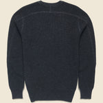 Waffle Knit Sweater - Black - RRL - STAG Provisions - Tops - Sweater