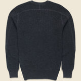 Waffle Knit Sweater - Black - RRL - STAG Provisions - Tops - Sweater
