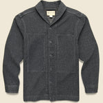 Jaspé Shawl Collar Shirt Jacket - Black - RRL - STAG Provisions - Tops - L/S Woven - Overshirt