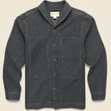 Jaspé Shawl Collar Shirt Jacket - Black - RRL - STAG Provisions - Tops - L/S Woven - Overshirt