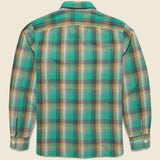 Preston Workshirt - Green/Yellow - RRL - STAG Provisions - Tops - L/S Woven - Plaid