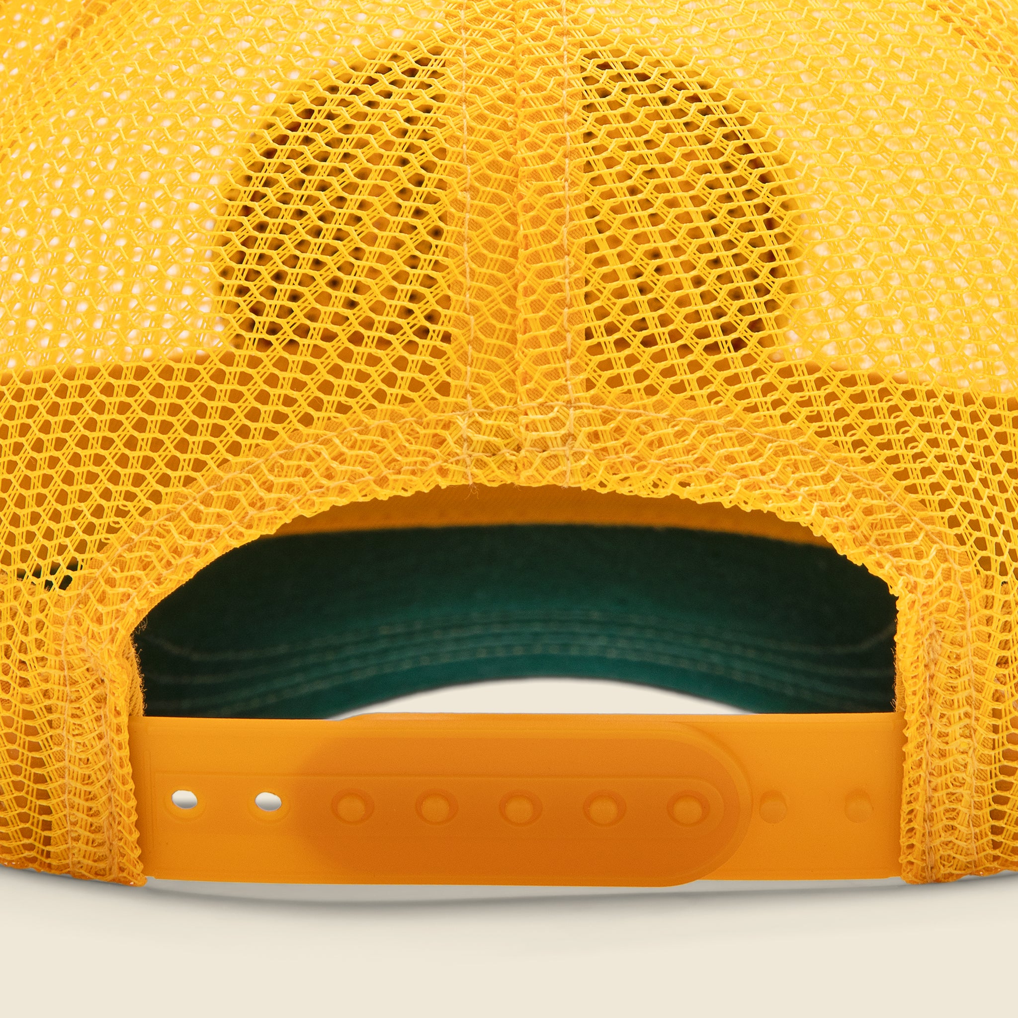 
                          Nylon Mesh Logo Trucker Hat - Antique Gold - RRL - STAG Provisions - Accessories - Hats
                        