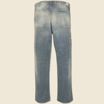 Hopkins Pincheck Carpenter Pant - Repaired Doveton Wash - RRL - STAG Provisions - Pants - Denim