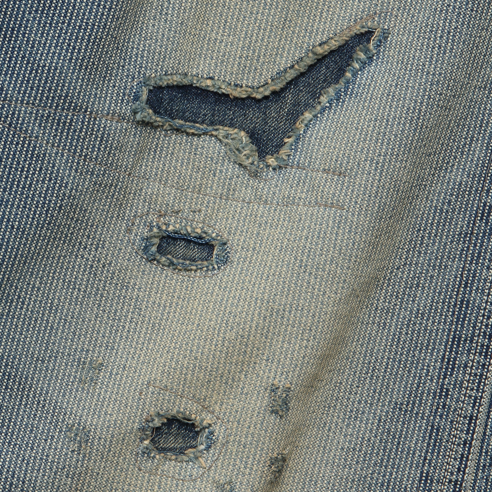 Hopkins Pincheck Carpenter Pant - Repaired Doveton Wash - RRL - STAG Provisions - Pants - Denim