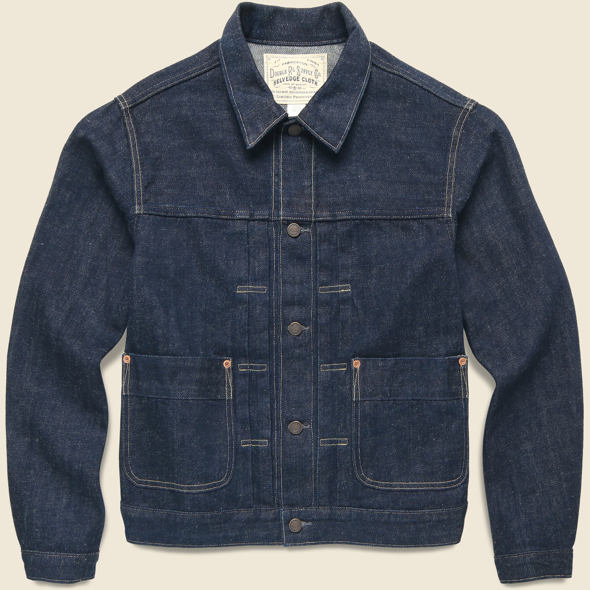 
                          Dockman Jacket - Rinse - RRL - STAG Provisions - Outerwear - Coat / Jacket
                        