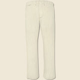 Officer Chino - Cream Multi Stripe - RRL - STAG Provisions - Pants - Twill