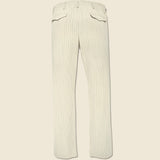 Officer Chino - Cream Multi Stripe - RRL - STAG Provisions - Pants - Twill