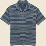 Jasper Camp Shirt - Indigo - RRL - STAG Provisions - Tops - S/S Woven - Stripe